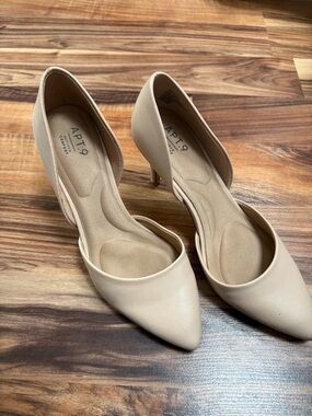 Apt. 9 Women's Nude Pointed-Toe D'Orsay Pumps size 9